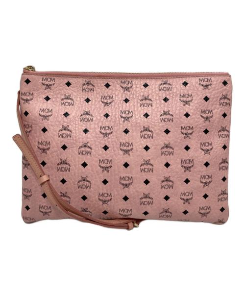 MCM（エムシーエム）MCM (エムシーエム) クロスボディヴィセトス 2way ショルダーバッグ ピンクの古着・服飾アイテム