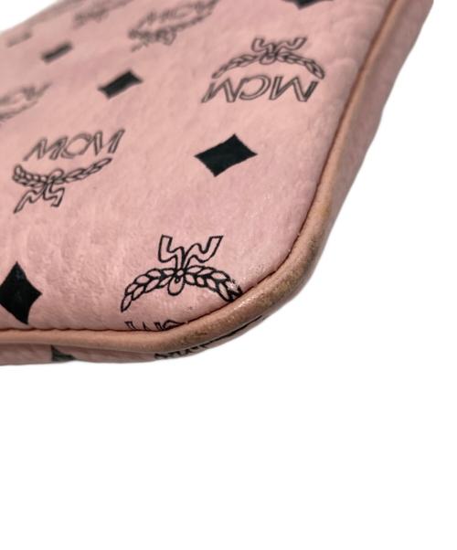 MCM（エムシーエム）MCM (エムシーエム) クロスボディヴィセトス 2way ショルダーバッグ ピンクの古着・服飾アイテム
