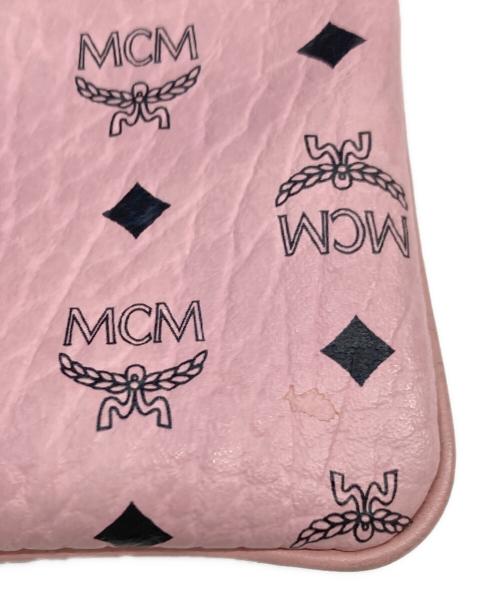 MCM（エムシーエム）MCM (エムシーエム) クロスボディヴィセトス 2way ショルダーバッグ ピンクの古着・服飾アイテム