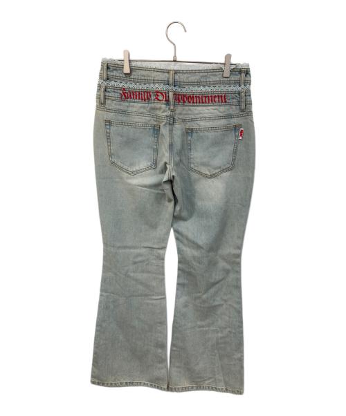 sculptor（スカルプター）sculptor (スカルプター) Double Waist Boots Cut Denim/ダブルウエストブーツカットデニム インディゴ サイズ:SIZE Lの古着・服飾アイテム
