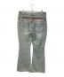 sculptor (スカルプター) Double Waist Boots Cut Denim/ダブルウエストブーツカットデニム インディゴ サイズ:SIZE L：8000円