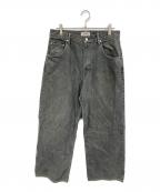 FOLLフォル）の古着「natural dye wardrobe jeans」｜グレー