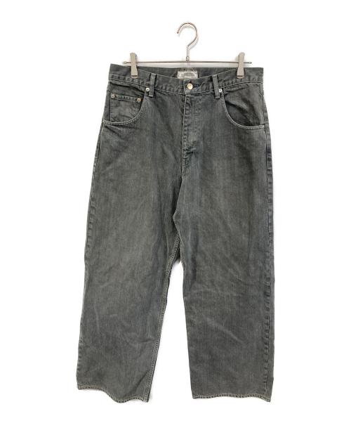 FOLL（フォル）FOLL (フォル) natural dye wardrobe jeans グレー サイズ:3の古着・服飾アイテム
