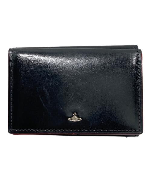 Vivienne Westwood（ヴィヴィアンウエストウッド）Vivienne Westwood (ヴィヴィアンウエストウッド) SIMPLE TINY ORB/シンプル タイニー ORB  3つ折り財布 ブラックの古着・服飾アイテム