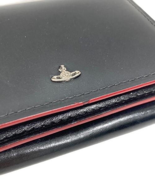 Vivienne Westwood（ヴィヴィアンウエストウッド）Vivienne Westwood (ヴィヴィアンウエストウッド) SIMPLE TINY ORB/シンプル タイニー ORB  3つ折り財布 ブラックの古着・服飾アイテム