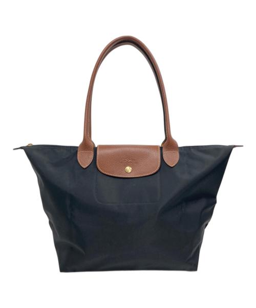 LONGCHAMP（ロンシャン）LONGCHAMP (ロンシャン) ル・プリアージュ トートバッグL ブラックの古着・服飾アイテム