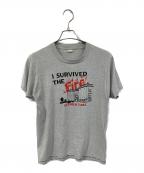 SCREEN STARSスクリーンズスターズ）の古着「プリントTシャツ」｜グレー