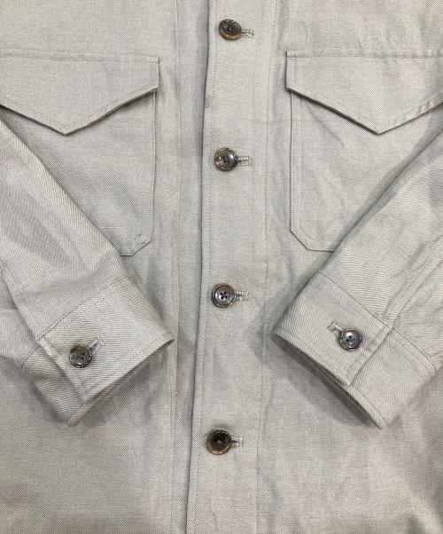 UNITED TOKYO（ユナイテッドトーキョー）UNITED TOKYO (ユナイテッドトーキョー) WOOL LINEN CPOブルゾン ベージュ サイズ:1の古着・服飾アイテム