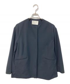 中古・古着通販】DANTON (ダントン) ノーカラージャケット ネイビー