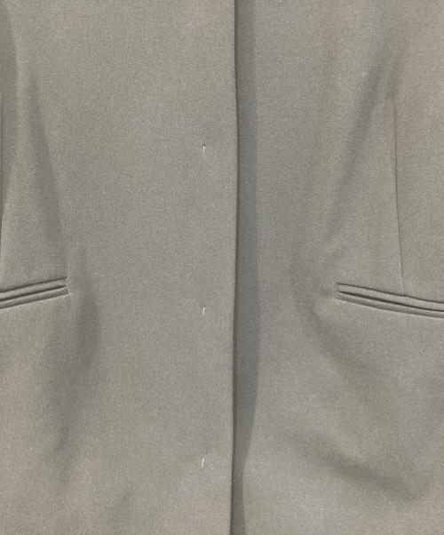 BALLSEY（ボールジィ）BALLSEY (ボールジィ) ジョーゼットジャージー ノーカラージャケット ネイビー サイズ:36の古着・服飾アイテム