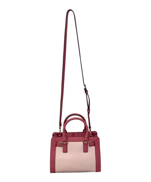 MICHAEL KORS（マイケルコース）MICHAEL KORS (マイケルコース) 2WAYショルダーバッグ ピンクの古着・服飾アイテム