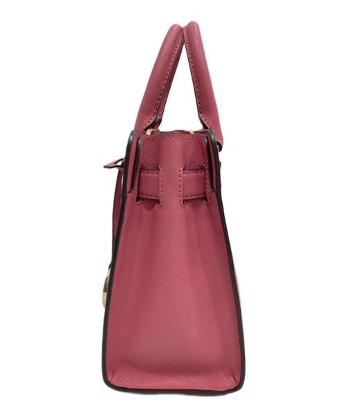 MICHAEL KORS（マイケルコース）MICHAEL KORS (マイケルコース) 2WAYショルダーバッグ ピンクの古着・服飾アイテム