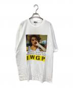 MEDICOM TOY LIFE ENTERTAINMENTメディコムトイ・ライフエンターテイメント）の古着「PHOTO MESSAGE TEE 02　フォト　メッセージ　ティー　ゼロツー」｜ホワイト