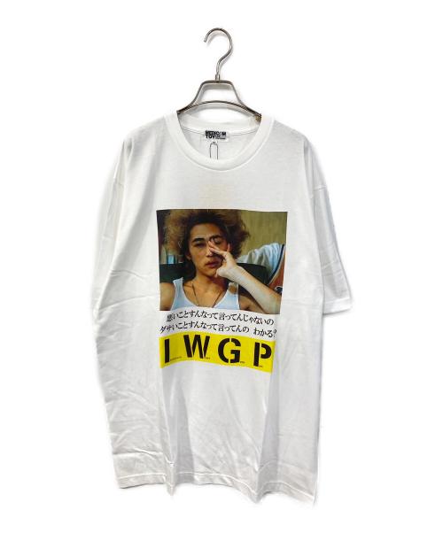 MEDICOM TOY LIFE ENTERTAINMENT（メディコムトイ・ライフエンターテイメント）MEDICOM TOY LIFE ENTERTAINMENT (メディコムトイ・ライフエンターテイメント) PHOTO MESSAGE TEE 02　フォト　メッセージ　ティー　ゼロツー ホワイト サイズ:XLの古着・服飾アイテム