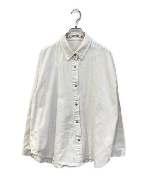 MARW UNITED ARROWS（マルゥ ユナイテッドアローズ）MARW UNITED ARROWS (マルゥ ユナイテッドアローズ) オーバーシャツジャケット ホワイト サイズ:なしの古着・服飾アイテム