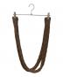 FENDI (フェンディ) ニットマフラー ブラウン：4000円