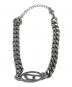 DIESEL (ディーゼル) Dロゴブレスレッド シルバー：10000円