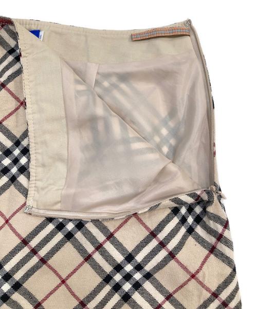 BURBERRY BLUE LABEL（バーバリー ブルー レーベル）BURBERRY BLUE LABEL (バーバリー ブルー レーベル) チェックスカート ベージュ サイズ:SIZE 38の古着・服飾アイテム