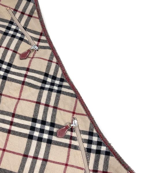 BURBERRY BLUE LABEL（バーバリー ブルー レーベル）BURBERRY BLUE LABEL (バーバリー ブルー レーベル) チェックスカート ベージュ サイズ:SIZE 38の古着・服飾アイテム