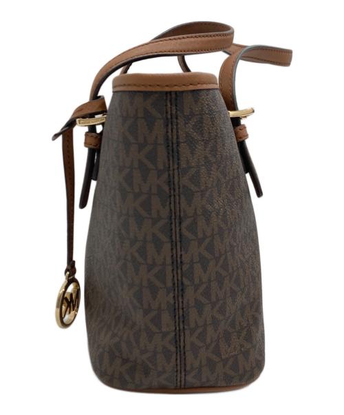 MICHAEL KORS（マイケルコース）MICHAEL KORS (マイケルコース) 2WAYショルダーバッグ ブラウンの古着・服飾アイテム