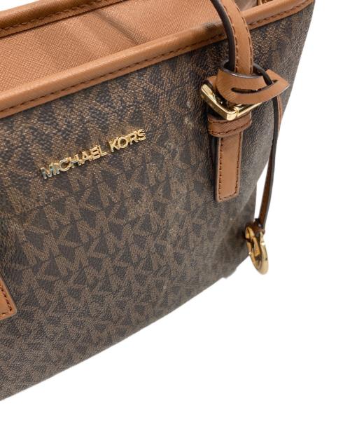 MICHAEL KORS（マイケルコース）MICHAEL KORS (マイケルコース) 2WAYショルダーバッグ ブラウンの古着・服飾アイテム