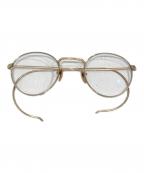 American Opticalアメリカン オプティカル）の古着「Ful-Vue   ヴィンテージメガネ」｜ゴールド