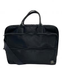 PORTER（ポーター）の古着「２WAY OVERNIGHT BRIEFCASE/ツーウェイ オーバーナイト ブリーフケース」｜ブラック