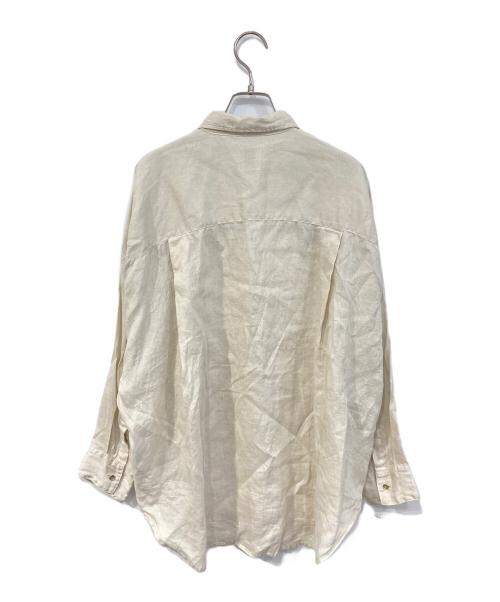 Spick and Span（スピック＆スパン）Spick and Span (スピック＆スパン) 80リネンカシュクールビッグシャツ ベージュ サイズ:なしの古着・服飾アイテム