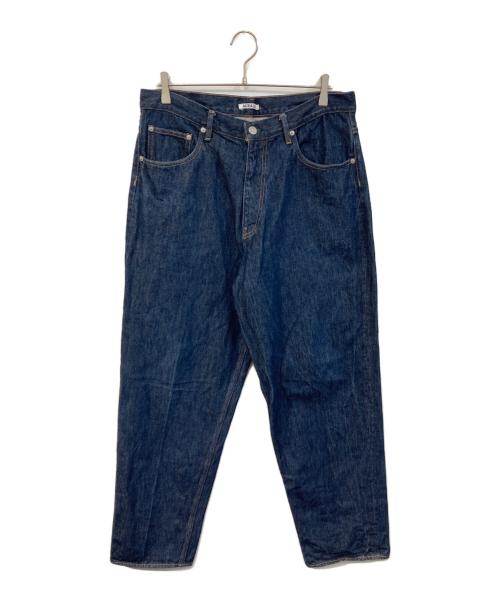 AURALEE（オーラリー）AURALEE (オーラリー) HARD TWIST DENIM WIDE PANTS/ハード ツイスト デニム ワイドパンツ インディゴ サイズ:SIZE 36の古着・服飾アイテム