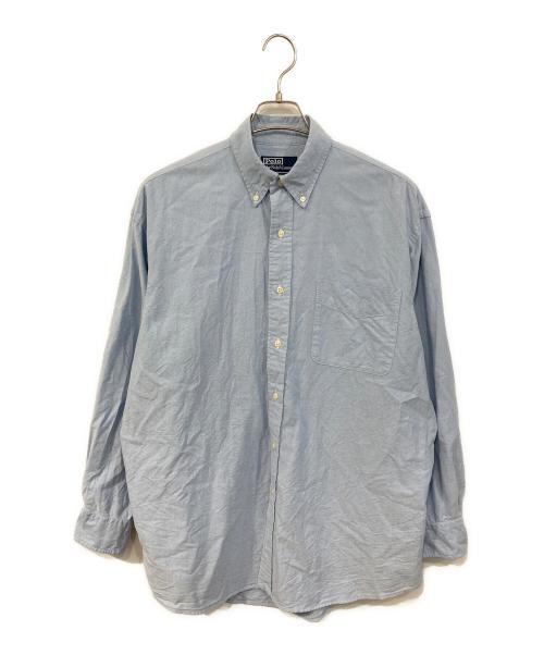 POLO RALPH LAUREN（ポロ・ラルフローレン）POLO RALPH LAUREN (ポロ・ラルフローレン) THE BIG FIT BD/ザ ビッグ フィット ボタンダウン　シャツ ブルー サイズ:SIZE Mの古着・服飾アイテム
