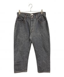 CIOTA（シオタ）の古着「本藍スビンコットン 13.5oz ストレートデニム」｜グレー