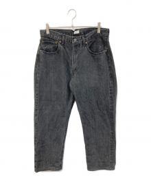 CIOTA（シオタ）の古着「スビンコットン 13.5oz テーパードデニム」｜ブラック