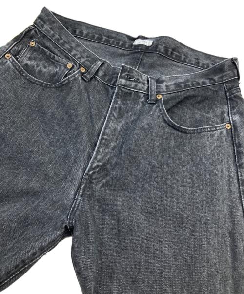 CIOTA（シオタ）CIOTA (シオタ) スビンコットン 13.5oz テーパードデニム ブラック サイズ:SIZE 34の古着・服飾アイテム