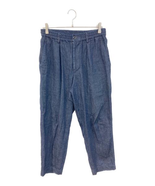 SCYE（サイ）SCYE (サイ) The Stylist Japan (ザスタイリストジャパン) WAIST DRAWSTRING TROUSERS/ウェスト・ドローストリング・トラウザーズ インディゴ サイズ:SIZE Mの古着・服飾アイテム