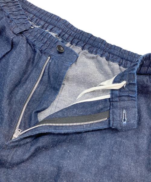 SCYE（サイ）SCYE (サイ) The Stylist Japan (ザスタイリストジャパン) WAIST DRAWSTRING TROUSERS/ウェスト・ドローストリング・トラウザーズ インディゴ サイズ:SIZE Mの古着・服飾アイテム
