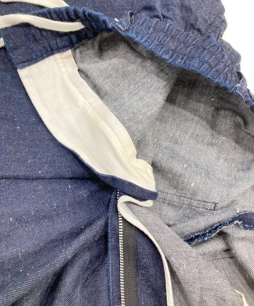 SCYE（サイ）SCYE (サイ) The Stylist Japan (ザスタイリストジャパン) WAIST DRAWSTRING TROUSERS/ウェスト・ドローストリング・トラウザーズ インディゴ サイズ:SIZE Mの古着・服飾アイテム
