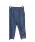 SCYE（サイ）の古着「WAIST DRAWSTRING TROUSERS/ウェスト・ドローストリング・トラウザーズ」｜インディゴ