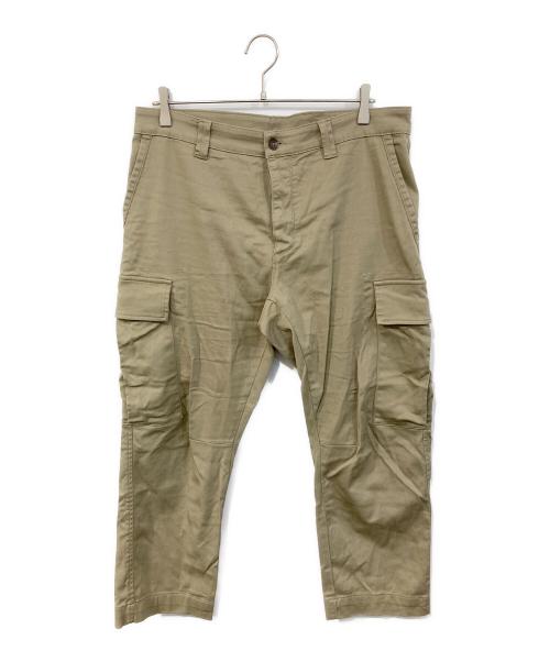 YCHAI（イカイ）YCHAI (イカイ) ROBUSTOロブスト コットンストレッチギャバジンテーパードフィットカーゴパンツ ベージュ サイズ:SIZE 32の古着・服飾アイテム
