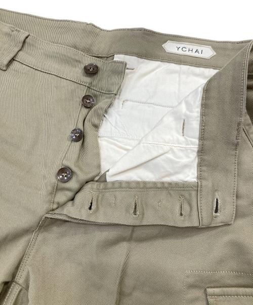 YCHAI（イカイ）YCHAI (イカイ) ROBUSTOロブスト コットンストレッチギャバジンテーパードフィットカーゴパンツ ベージュ サイズ:SIZE 32の古着・服飾アイテム
