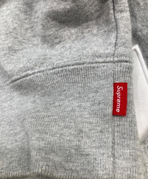SUPREME（シュプリーム）SUPREME (シュプリーム) Satin Applique Hooded Sweatshirt グレー サイズ:SIZE Mの古着・服飾アイテム
