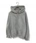 SUPREME（シュプリーム）の古着「Satin Applique Hooded Sweatshirt」｜グレー