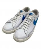 NIKEナイキ）の古着「Blazer Low Leather」｜ホワイト×ブルー