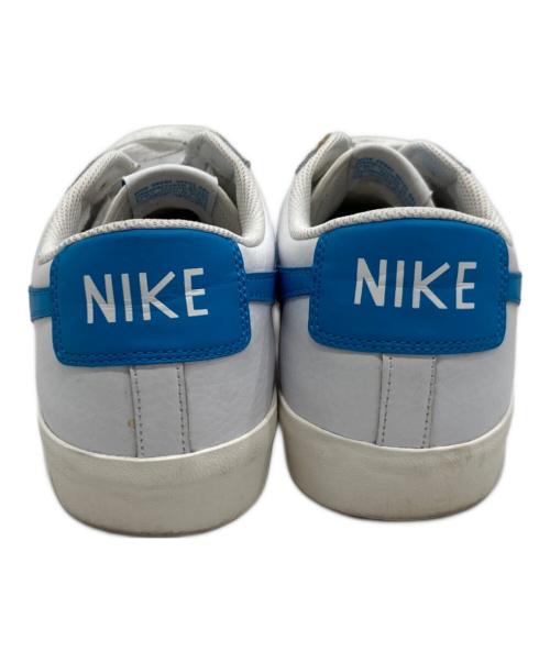 NIKE（ナイキ）NIKE (ナイキ) Blazer Low Leather ホワイト×ブルー サイズ:28.5の古着・服飾アイテム