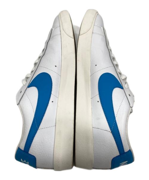 NIKE（ナイキ）NIKE (ナイキ) Blazer Low Leather ホワイト×ブルー サイズ:28.5の古着・服飾アイテム