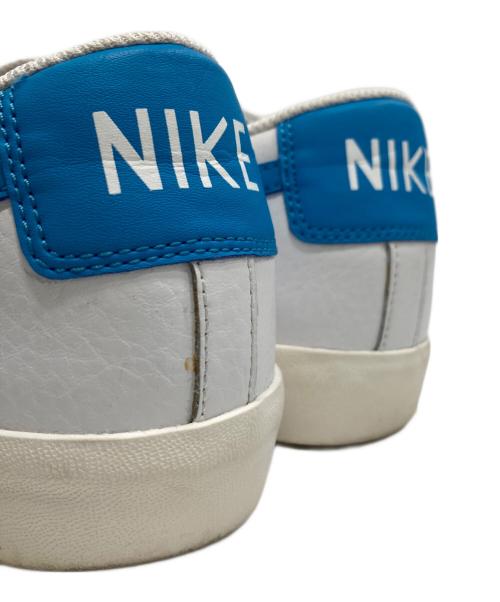 NIKE（ナイキ）NIKE (ナイキ) Blazer Low Leather ホワイト×ブルー サイズ:28.5の古着・服飾アイテム