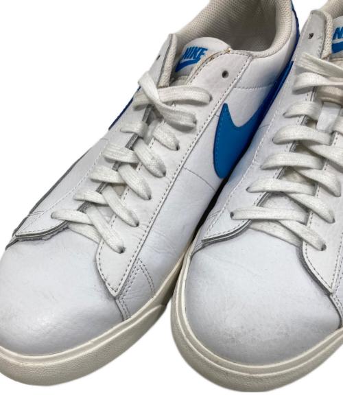 NIKE（ナイキ）NIKE (ナイキ) Blazer Low Leather ホワイト×ブルー サイズ:28.5の古着・服飾アイテム