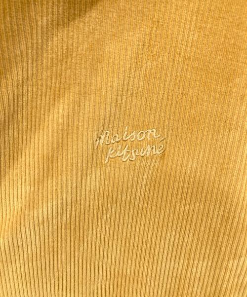 maison kitsune（メゾンキツネ）maison kitsune (メゾンキツネ) Corduroy Oversize Blouson/コーデュロイ オーバーサイズ ブルゾン イエロー サイズ:SIZE Sの古着・服飾アイテム