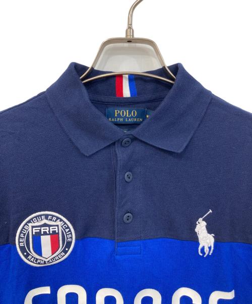 POLO RALPH LAUREN（ポロ・ラルフローレン）POLO RALPH LAUREN (ポロ・ラルフローレン) ビッグポニーポロシャツ ネイビー サイズ:SIZE Mの古着・服飾アイテム