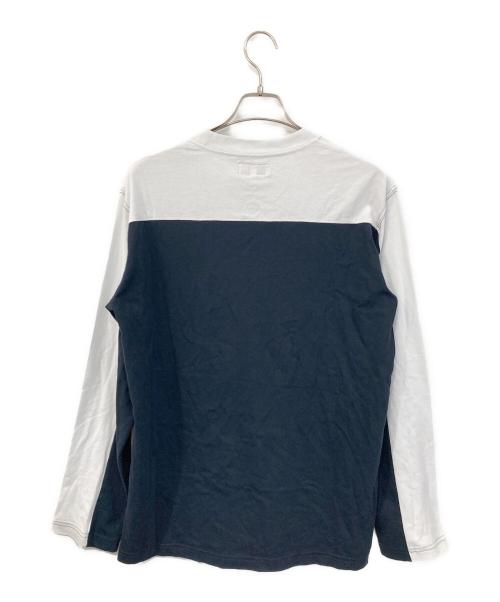 EMPORIO ARMANI（エンポリオ アルマーニ）EMPORIO ARMANI (エンポリオ アルマーニ) ロゴカットソー ネイビー サイズ:SIZE Sの古着・服飾アイテム