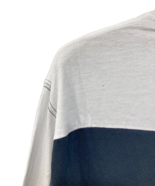 EMPORIO ARMANI（エンポリオ アルマーニ）EMPORIO ARMANI (エンポリオ アルマーニ) ロゴカットソー ネイビー サイズ:SIZE Sの古着・服飾アイテム
